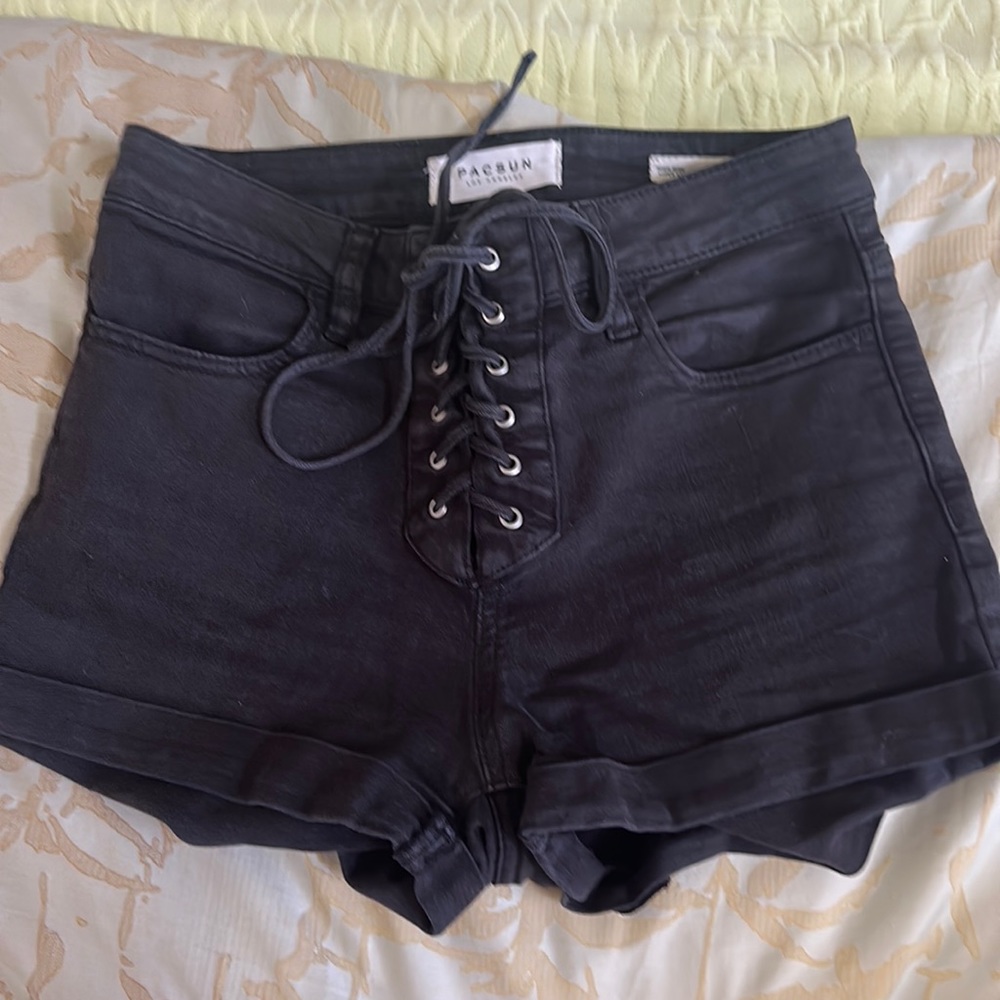 Pacsun Black Denim Shorts
